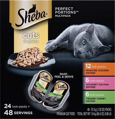 8Sheba Perfect Portions Grain-Free Cat Food Trays
