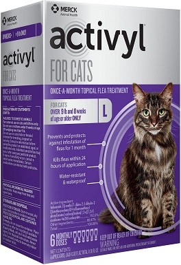 9Activyl Flea Treatment for Cats