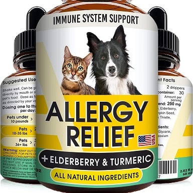 9GOODGROWLIES Allergy Relief Drops for Cats and Dogs
