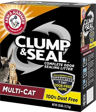 Arm & Hammer Clump & Seal Multi-Cat Clay Cat Litter