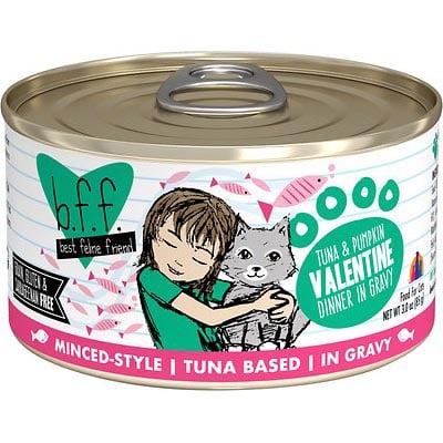 BFF Tuna & Pumpkin Valentine Dinner in Gravy Canned Cat Food