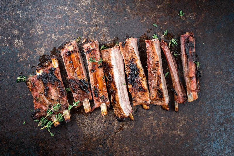 Barbecue spare ribs