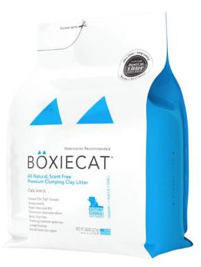 Boxiecat Premium Unscented Clumping Clay Cat Litter