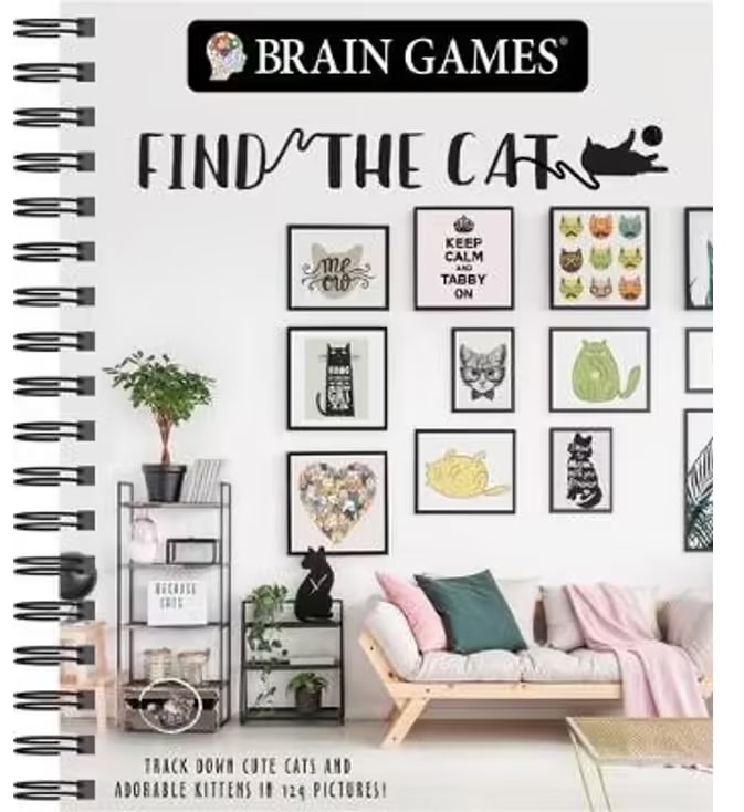 Brain Games Find The Cat Book