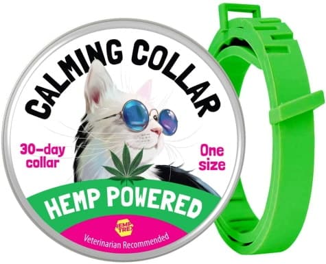 Calming Collar for Cats and Kittens with Hemp