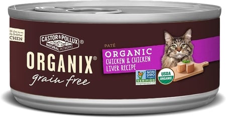 Castor & Pollux Organix Grain Free Organic Chicken & Chicken Liver Recipe