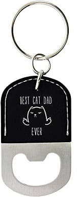 Cat Lover Gifts for Men Keychain