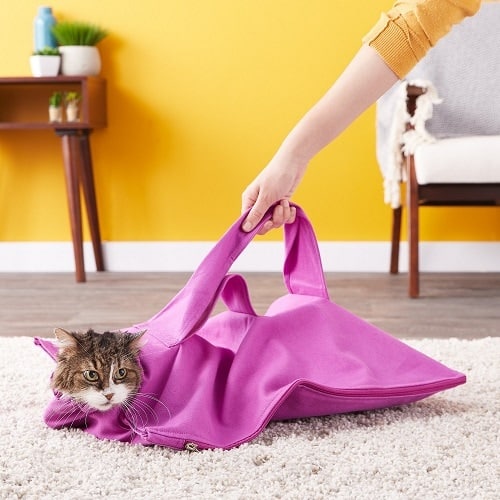 Cat-in-the-bag E-Z-Zip Cat Carrier Bag_Lavender