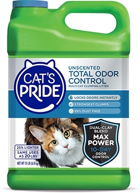 Cat's Pride Total Odor Control Clay Cat Litter
