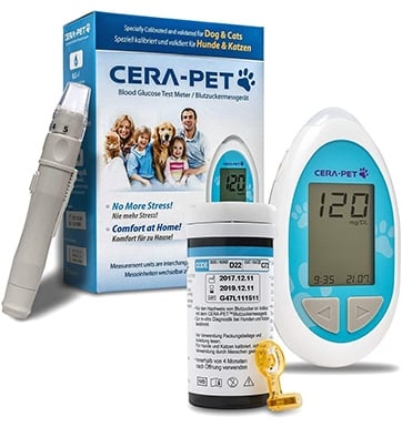 Cera-Pet Blood Glucose Monitor for Cats and Dogs