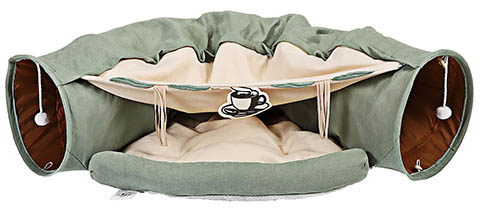 Coziwow by Jaxpety Collapsible Cat Tunnel Bed