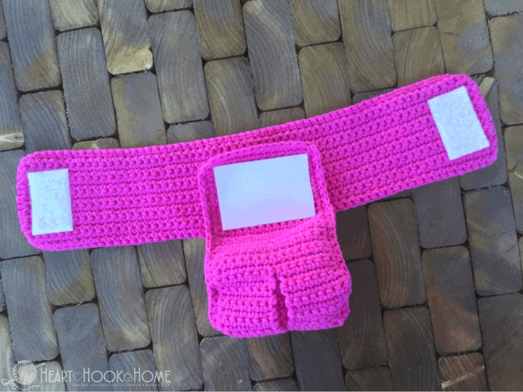DIY Cat Diaper for Females in Heat - Free Crochet Pattern by Heart Hook Home
