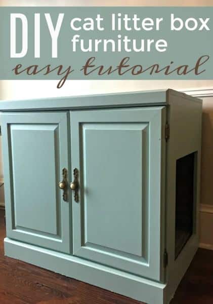 DIY Cat Litter Box Furniture Tutorial