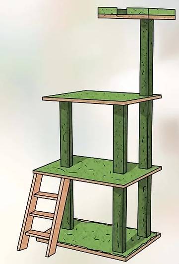 DIY Cat Tree 2