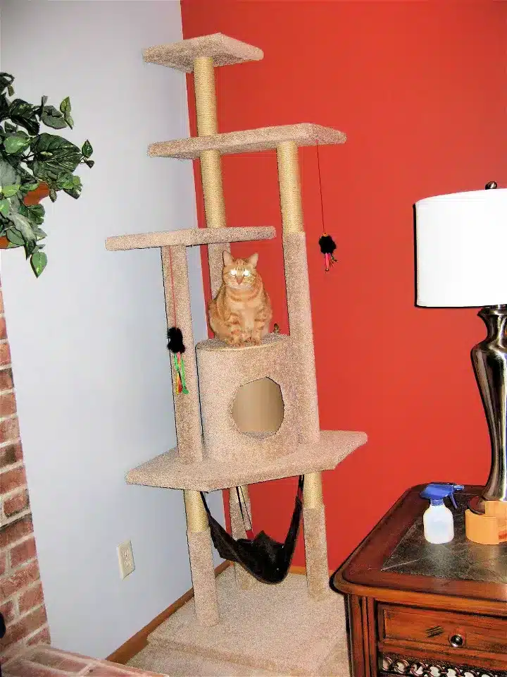 DIY Cat Tree by The Experimental Home