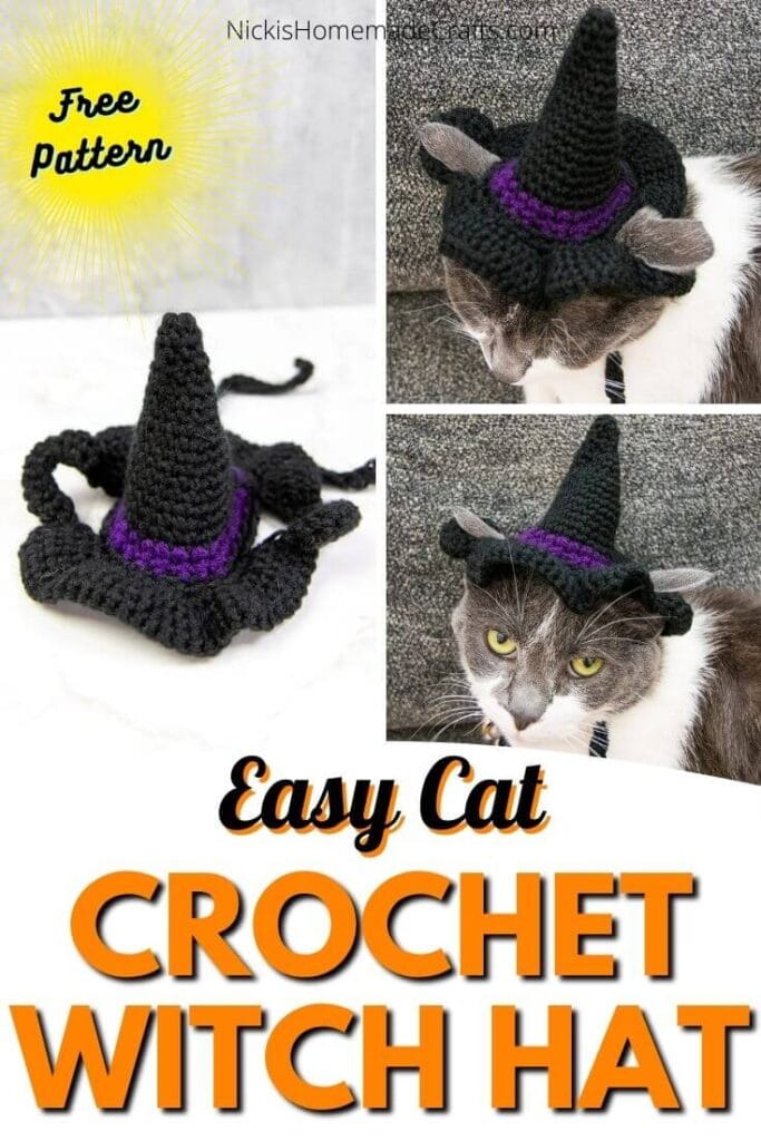 DIY Crochet Witch Hat