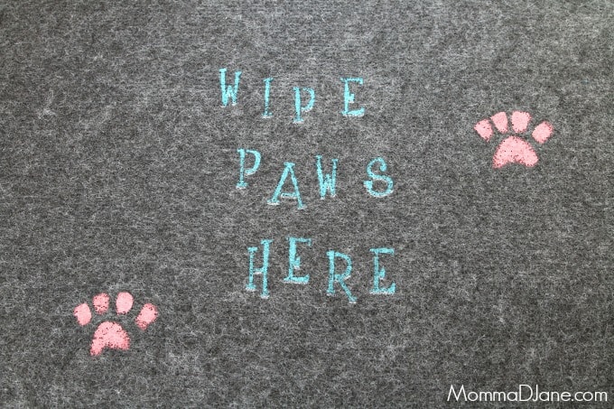 DIY Doormat Cat Litter Mat by Life Family Joy