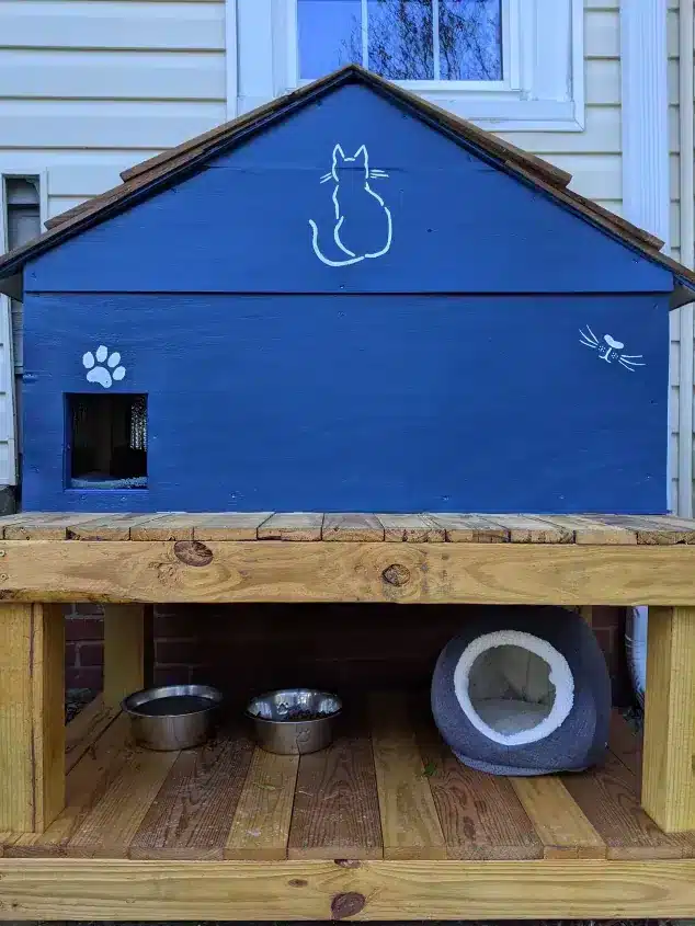 DIY Double-Decker Cat House