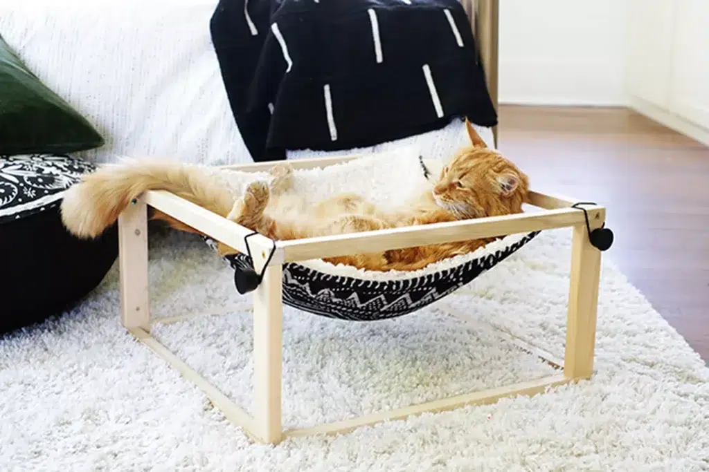 DIY Kitty Hammock by Hunker