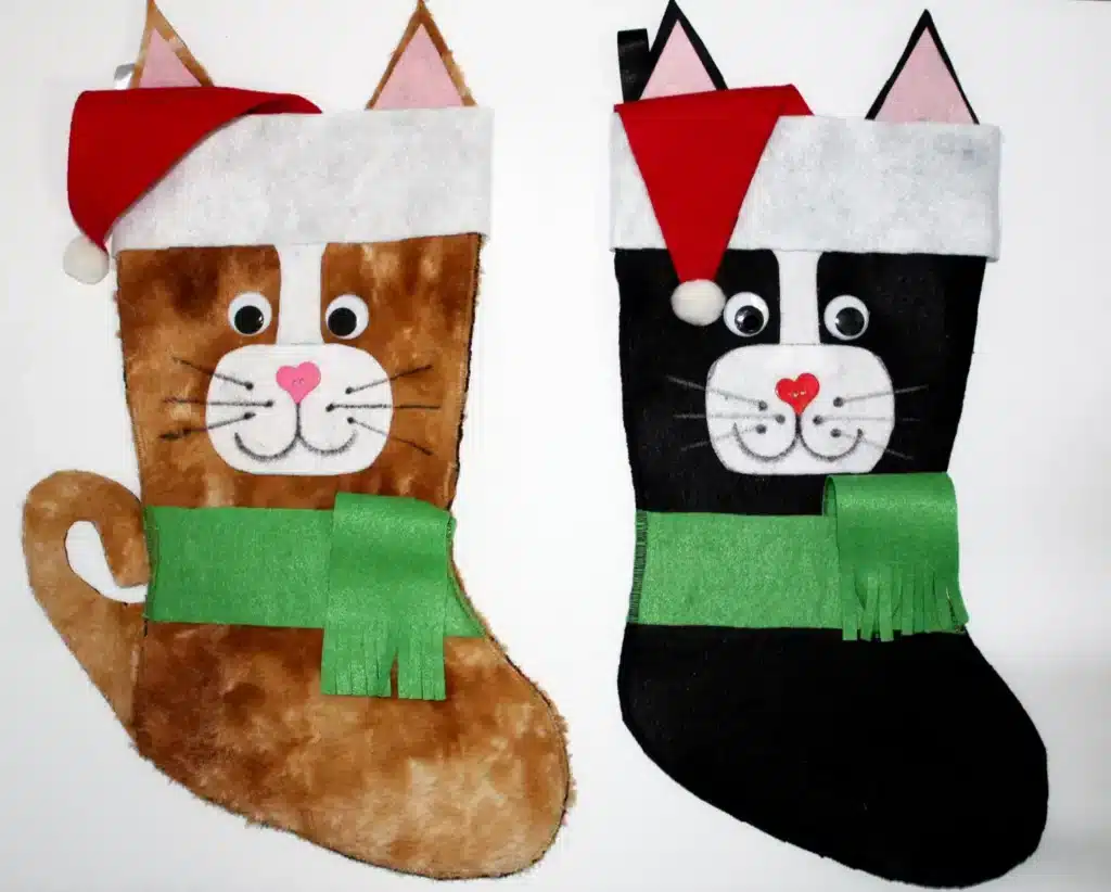 DIY Personalized Cat Stocking by Design by D9