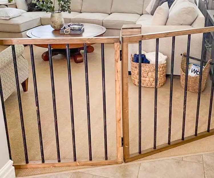 DIY cat gate