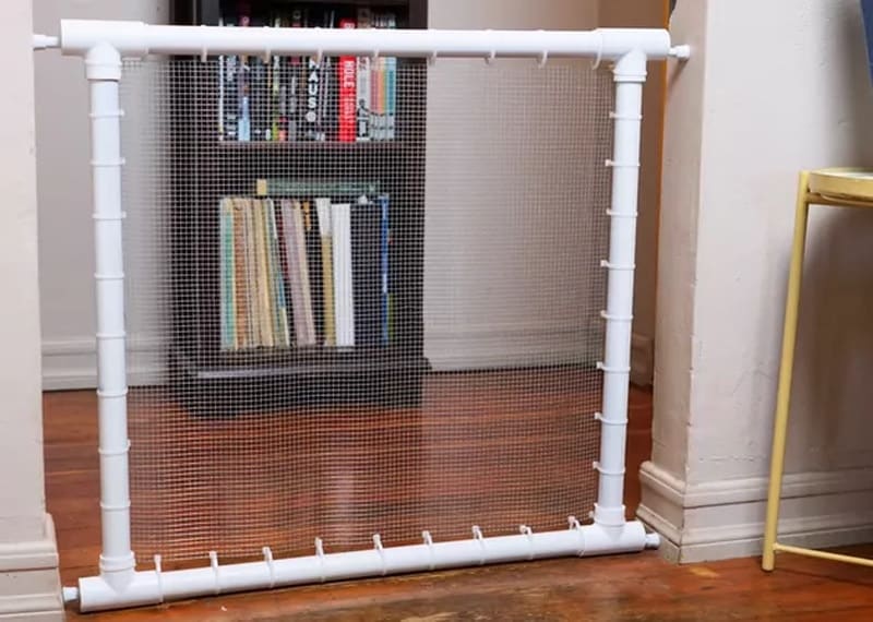 DIY cat gate