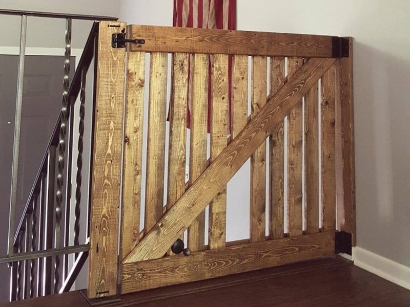 DIY cat gate