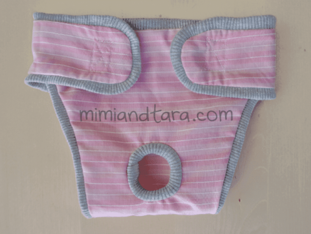 Dog Diaper Pattern (Adapt size for cats) by Mimi & Tara