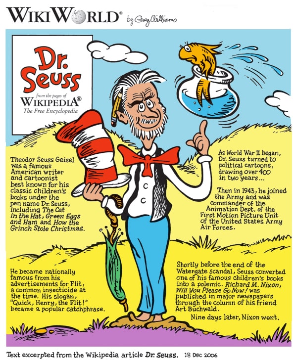 Dr Seuss cartoon