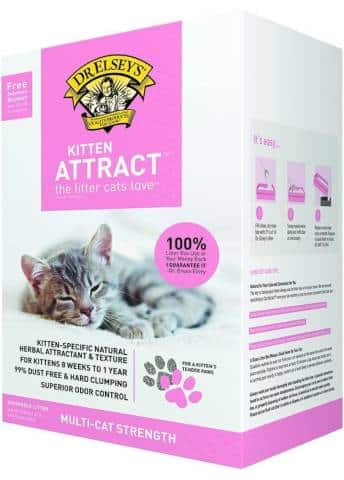Dr. Elsey's Kitten Attract Clumping Clay Cat Litter