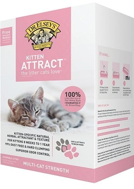 Dr. Elsey's Kitten Attract Clumping Clay Cat Litter