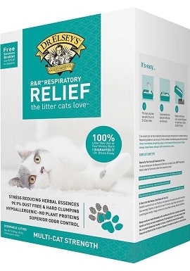 Dr. Elsey's Precious Cat Respiratory Relief Unscented Clumping Clay Cat Litter