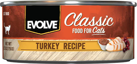 Evolve Classic Turkey Recipe Canned Cat Food