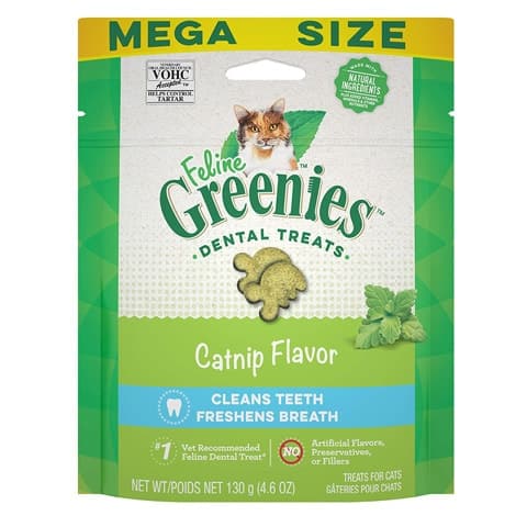 FELINE GREENIES 10205294 Natural Dental Cat Treats