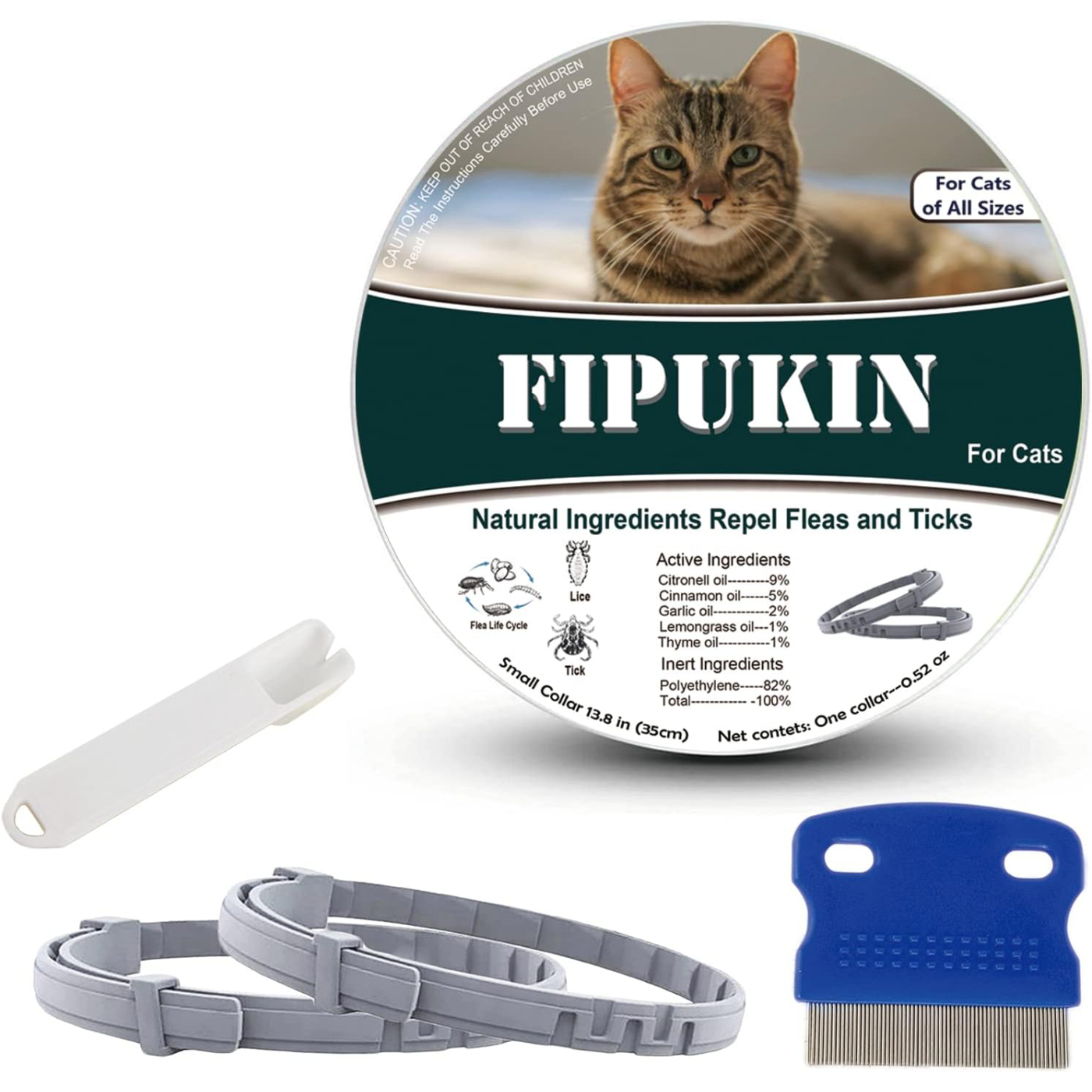 Fipukin Natural & Safe Flea and Tick Collar