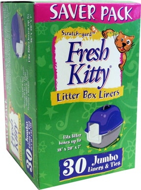 Fresh Kitty Jumbo Litter Box Liners & Ties