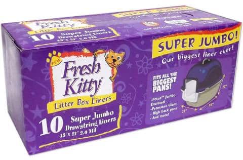 Fresh Kitty Super Jumbo Thick Litter Box Liners