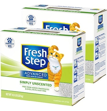 Fresh Step Advanced Simply Unscented Clumping Cat Litter