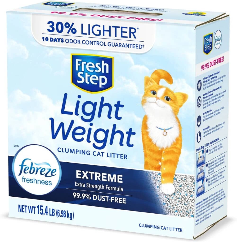 Fresh Step Lightweight Febreze Scented Clumping Clay Cat Litter