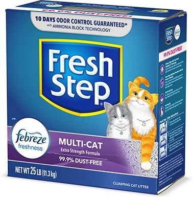 Fresh Step Multi-Cat Clay Cat Litter