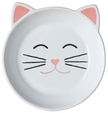 Frisco Cat Face Non-skid Ceramic Cat Dish