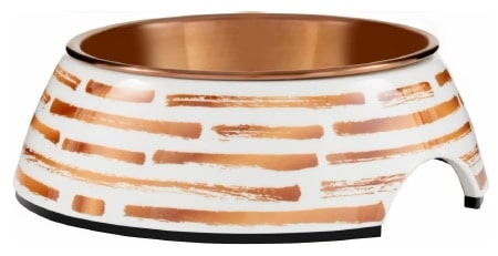 Frisco Copper Print Design Stainless Steel Dog & Cat Bowl