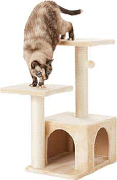 Frisco Faux Fur Cat Tree & Condo