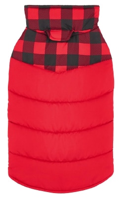 Frisco Mediumweight Boulder Plaid Insulated Dog & Cat Puffer Coat product