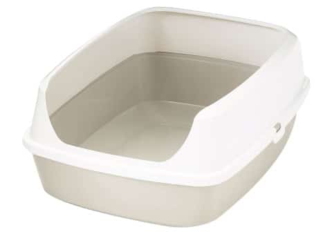 Frisco Open Top Cat Litter Box with rim