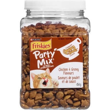Friskies Party Mix Cat Treats, Gravy-Licious Crunch