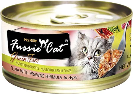 Fussie Cat Premium Tuna with Prawns