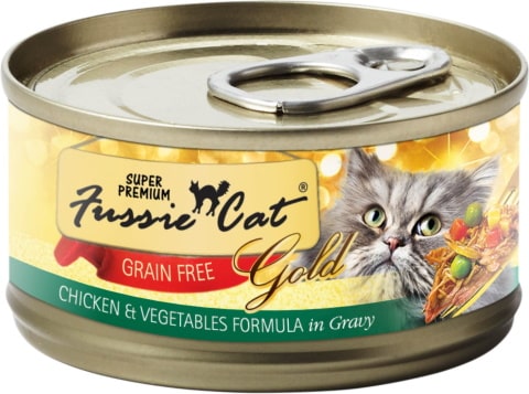 Fussie Cat Super Premium Chicken & Vegetables canned cat food