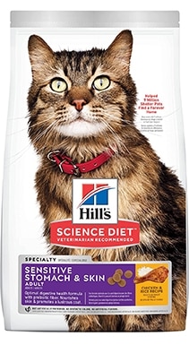Hill’s Science Diet Sensitive Stomach & Skin Cat Food