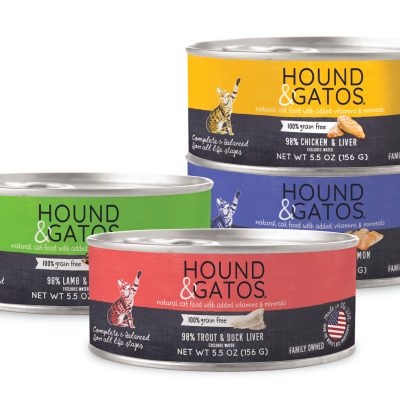 Hound & Gatos Lamb, Chicken & Salmon Cat Food